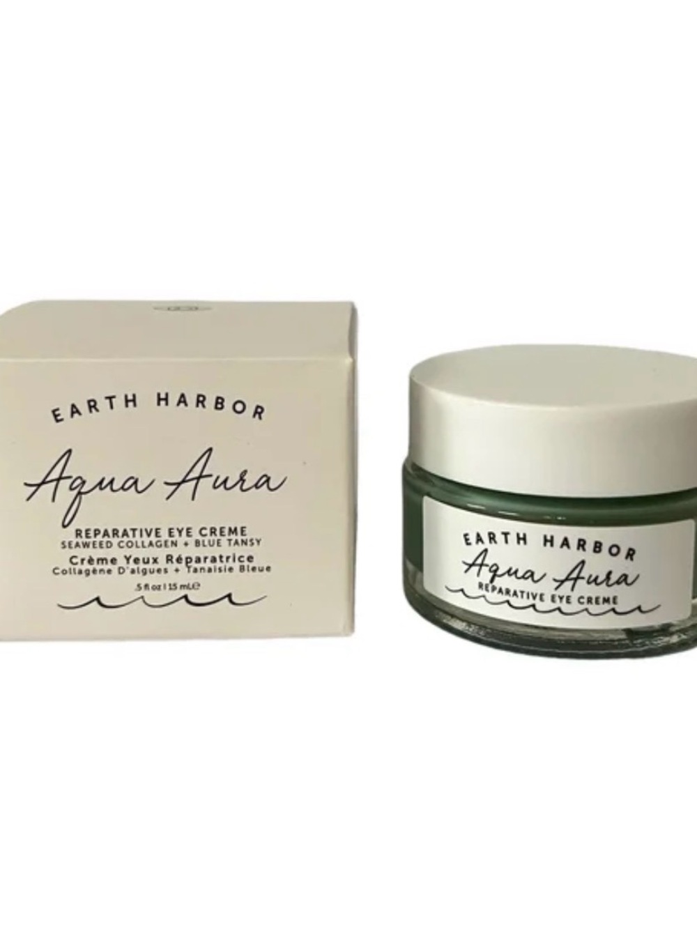 Earth Harbor Aqua Aura Reparative Eye Creme NWOT